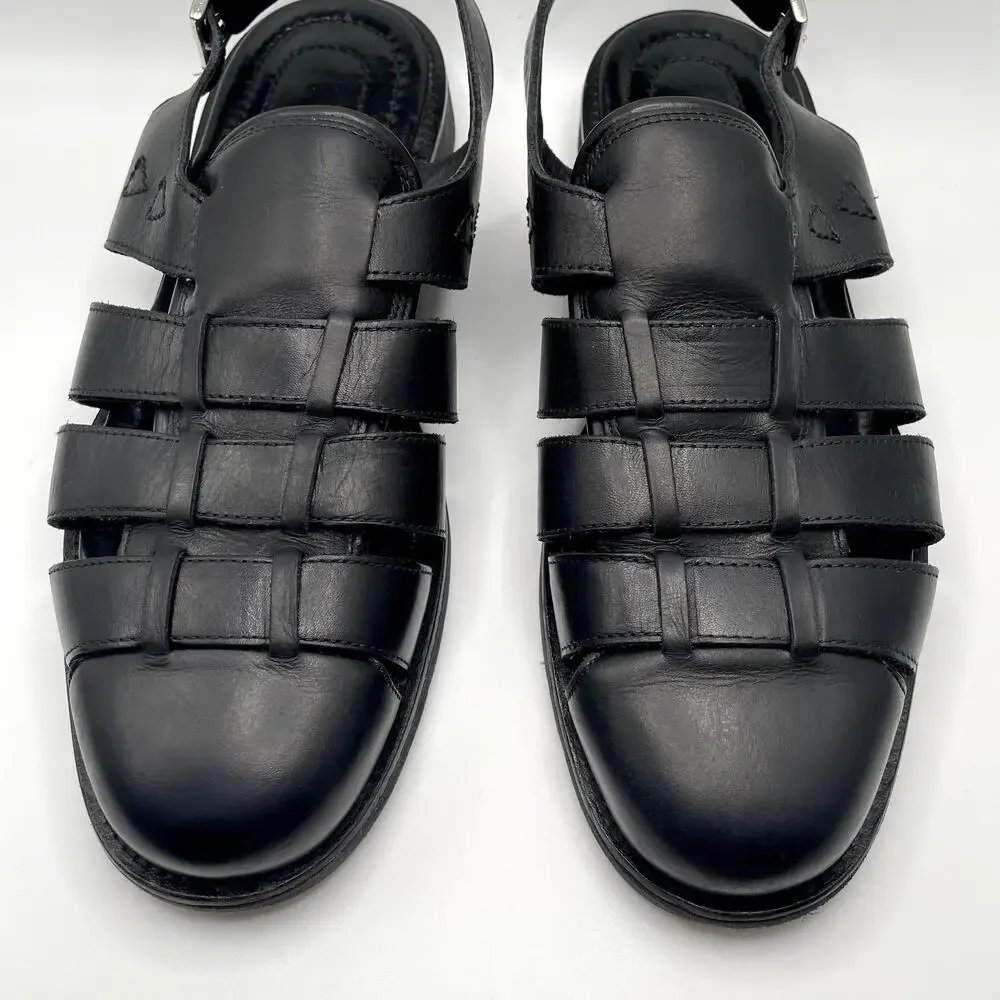 Allen Edmonds Men's Leather Fisherman Slingback Sandals 11 - Picture 11 of 14